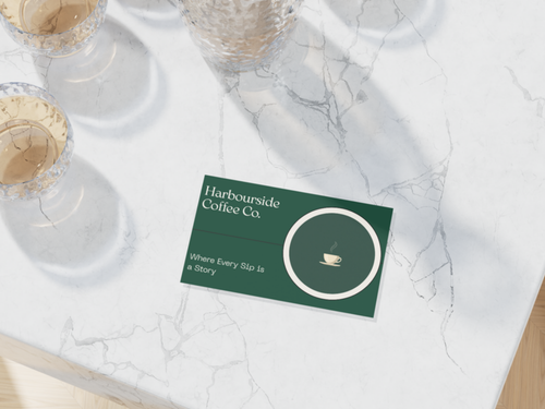 Custom business cards printed in NZ — sample client design on 350gsm stock