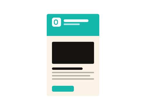 Flat illustration of a full-colour flyer — Prep To Print NZ